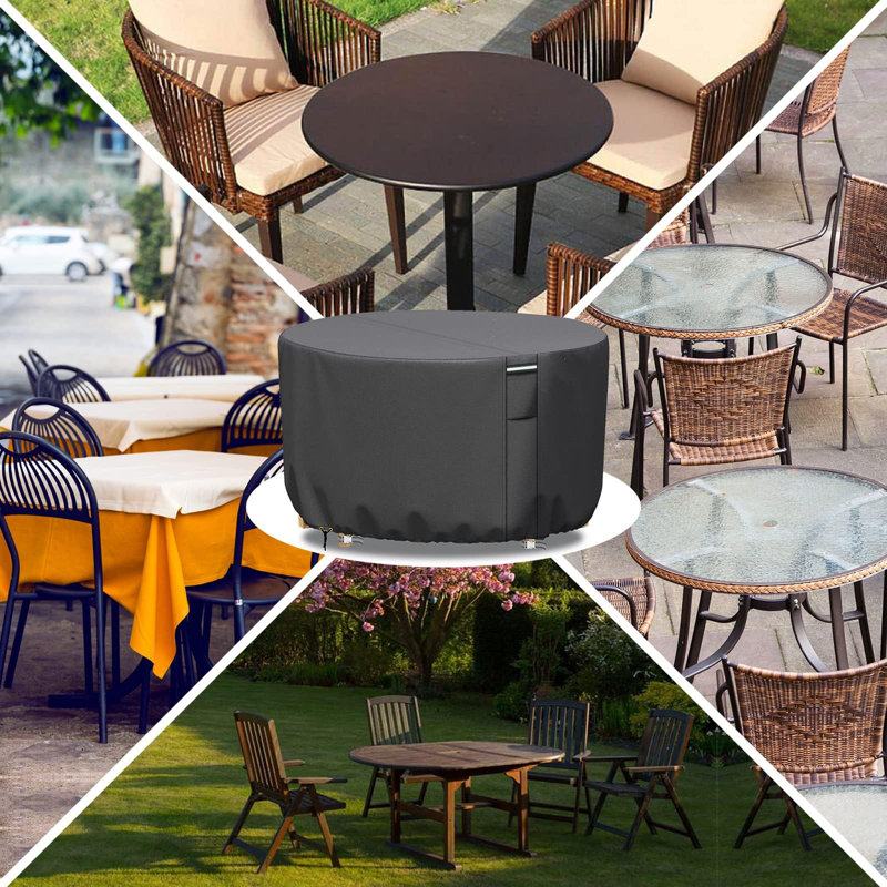 Outdoor Patio Table Cover, Grey