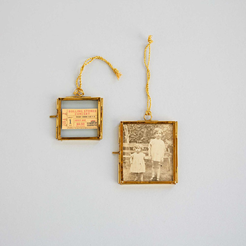 Single Picture Frame Metal Picture Frame, 6cm x 5.5cm, Gold