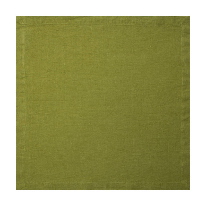 Dalissa Linen Square Napkin, Avocado