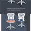 Chaise de travail en tissu-88507776