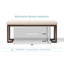 Banc rembourré moderne avec banc intérieur de 48 pouces pour hall d'entrée, couloir, salon, salle à manger, chambre à coucher, moderne et décoratif - blanc, crème-743763617