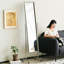 Miroirs pleine longueur rectangulaires en acier inoxydable