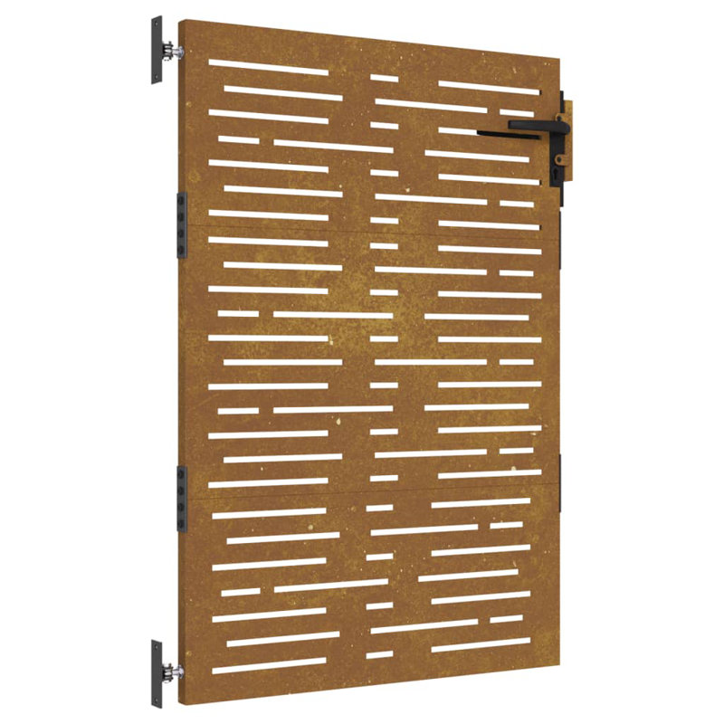 Ameliyah Garden Gate, Rusty, 150cm H x 85cm W x 12cm D