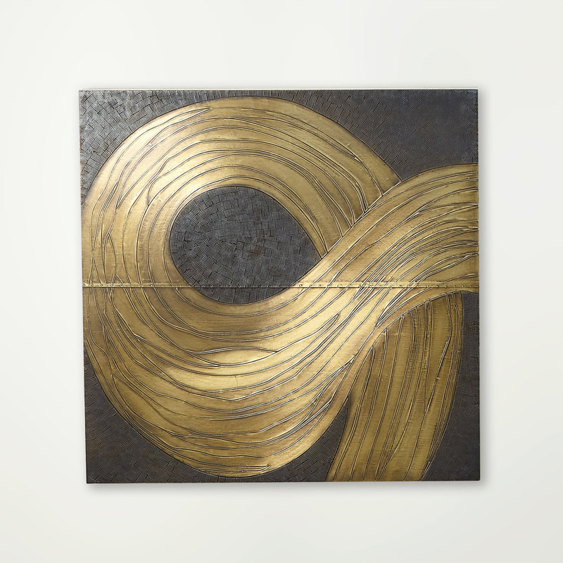 Currents Wall Panel-Brass/Bronze-C