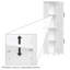 Bathroom Storage Cabinet with Adjustable Shelves
