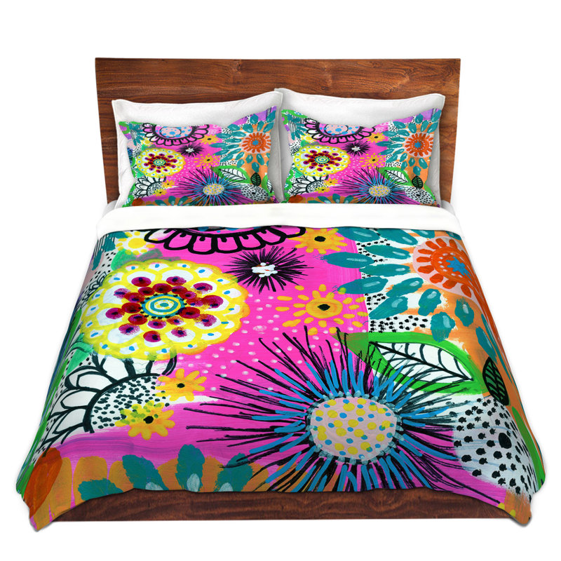 Ensemble de housse de couette mordant i, 1 housse + 2 taies très grand lit