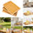 Bamboo Serving Trays 5 Pack – 15 Inch Wooden Trays with Handles, Natural Serving Platters for Breakfast, Tea, Dinner, Party, Kitchen, and Bed – Eco-Friendly, Easy to Store-967968621