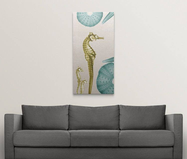 Under the Sea X-Ray par Byer - reproduction de photo, H 37 po x l 15 po x P 1,5 po, Toile