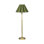 Polly Buffet Lamp (Blackened Brass with Green Scalloped Shade)