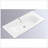 32-Inch Ceramic Bathroom Sink, Modern Minimalist Design, Pre-Drilled Faucet Hole, Durable and Easy to Clean