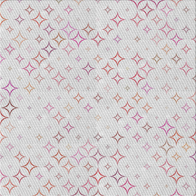 Tapis géométrique gris