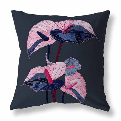 Anthurium Bloom Indoor/Outdoor Pillow