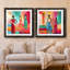 Strikse A Pose I - ensemble de 2 peintures encadrées-682234280-682234273