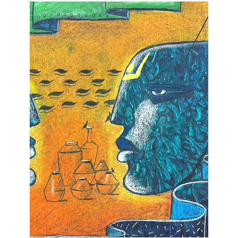 Distance Love | Peinture de Shaily Verma | Pour la décoration murale