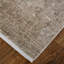 Tapis taupe / gris / brun clair tissé à la machine Lindstra-73642307