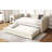Twin Size Upholstered Daybed With Trundle-1360940042
