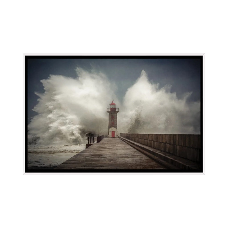 Elements #5 by Marco Faria - Floater Frame Print on Canvas