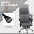 Executive 4-Vibration PU Leather Heated Massage Desk Chair with Adjustable Height & Swivel