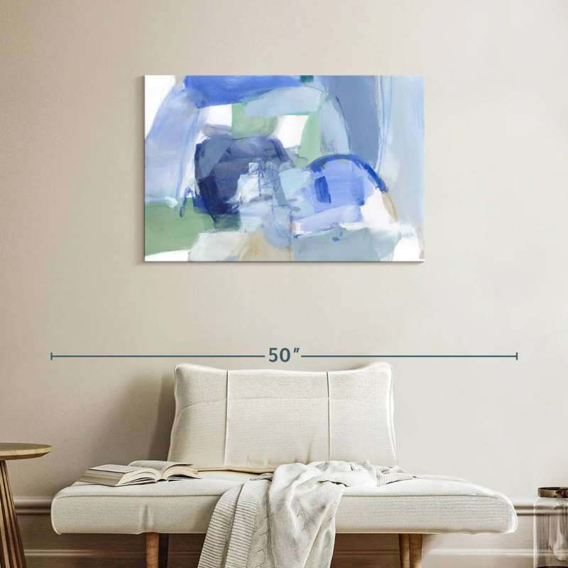 Avery Blue Formation II, 24" H x 36" W
