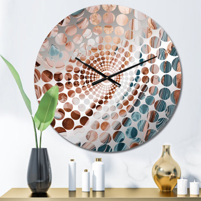 Antonitte - Horloge murale abstraite en marbre