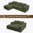 Compression Modular and combinable L-shaped Boneless sofa-445031282