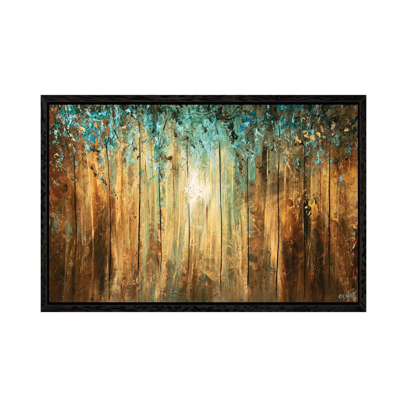 A Ray Of Light by Osnat Tzadok - Painting on Canvas, 101.6 cm H x 66.04 cm W, Black Framed