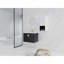 Meuble-lavabo mural 28 po avec lavabo en céramique et armoire latérale, armoire à portes à fermeture douce 28 po