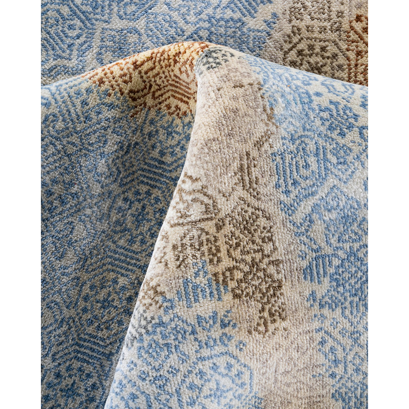 Overdyed One-of-a-Kind 8' 1" X 10' 3" Hand Knotted Area Rug