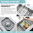 30-inch Undermount Handmade Workstation 304 Stainless Steel Kitchen Sink Single Bowl Basin With Grid cutting board colander drying rack and Strainer