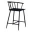 Tabouret de comptoir en métal Wisler
