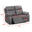 Faux Leather Reclining Sofa-433330067