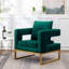 Chaise avec accoudoirs recouverts de tissu d'ameublement-111754560-111754555