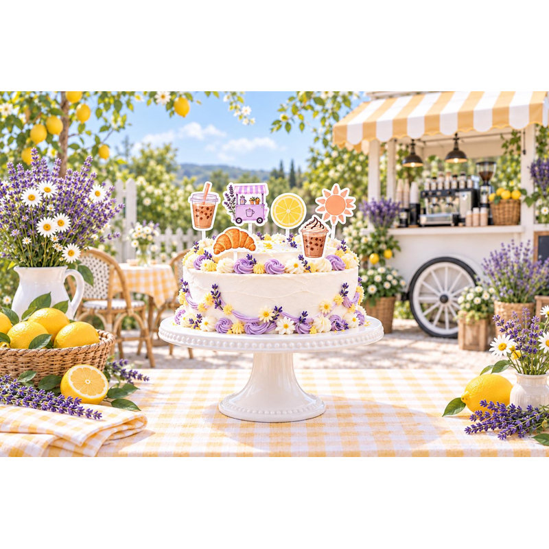 «Baby is Brewing Cake Decorations», «Baby is Brewing Cake Decorations», «ICE Coffee Cart Baby Shower Toppers», «Summer Cafe»