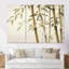 Beige minimalisme bambou sérénité II - ensemble d'art sur toile en bambou-107738855-107738860