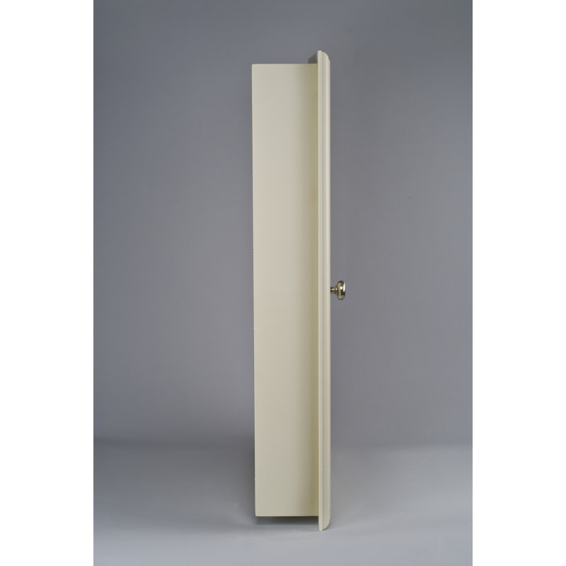 Armoire à pharmacie encastrée ou à fixation en surface Parise avec 4 tablettes réglables, H 33 po x l 25,25 po x P 4 po
