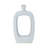 Craigban Modern Stoneware Ceramic Vase with Open Geometric Design - Sleek Decorative Accent-1854576119-1854576114