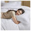 Ensemble d'édredon 7 pièces à rayures tissées très grand lit - Literie toutes saisons teinte en fil avec revers en microfibre douce-124648191-124648192