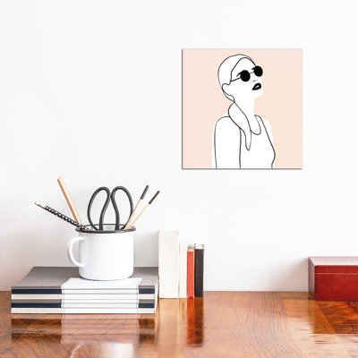 Femme 1 Piece Wrapped Canvas Wall Art