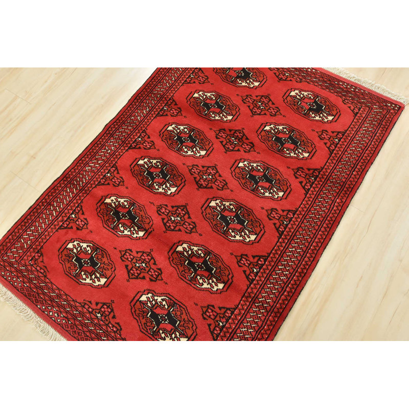 Tapis unique rouge 3 pi 5 po x 4 pi 11 po One-of-a-Kind