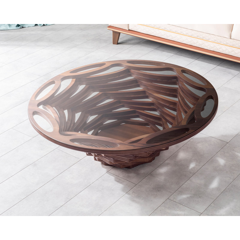 Jasimen Glass Top Coffee Table