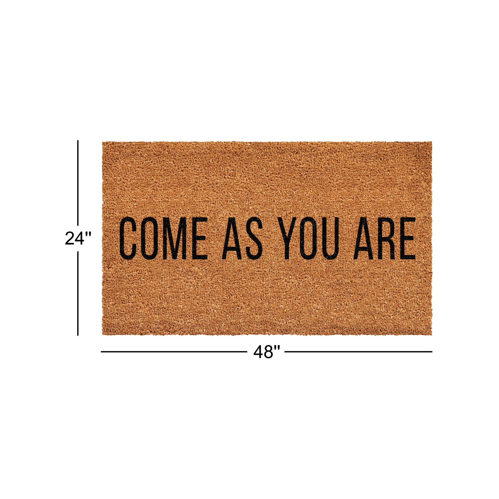 Ave Non-Slip Indoor/Outdoor Doormat, 24" W x 48" L