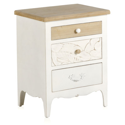 Roshan 48cm W Solid + Manufactured Wood Bedside Table