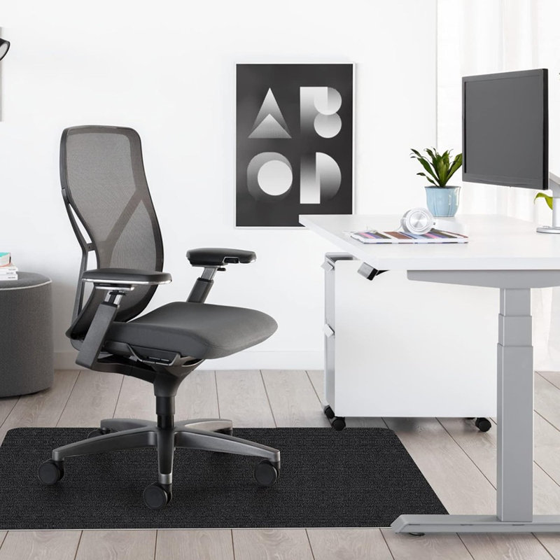 Tapis de chaise de bureau pour plancher de bois franc, bureau d'ordinateur
