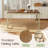 Deral 6 - Person Farmhouse Rectangular Solid Wood Dining Set, Brown/White-1431796532-1439732395