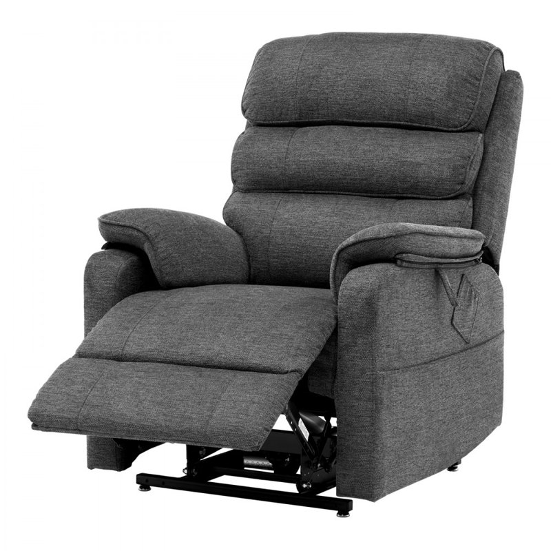 Power Lift Recliner Chair with Heat and Massage for Elderly, Dual Motor Recliner Chair with 2 Anti-Fall Ropes, Infinite Position Adjustment Electric Recliner