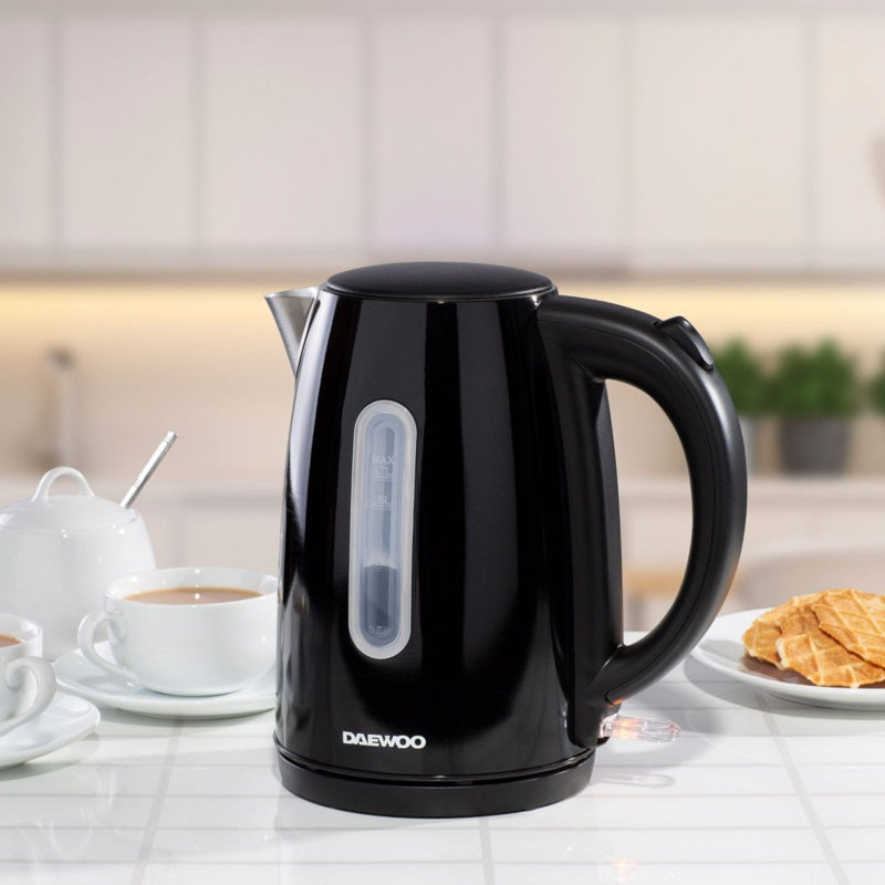 Daewoo KENSINGTON 1.5L Electric Tea Kettle, Black