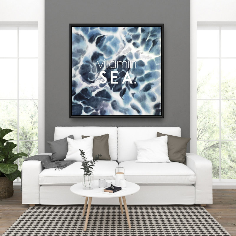 «Vitamin Sea» sur toile, H 36 po x l 36 po