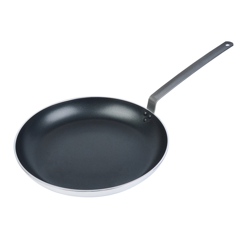 Ensemble de poêles à frire en aluminium antiadhésif de 15,7 po avec poignée ergonomique compatible avec plaque à induction