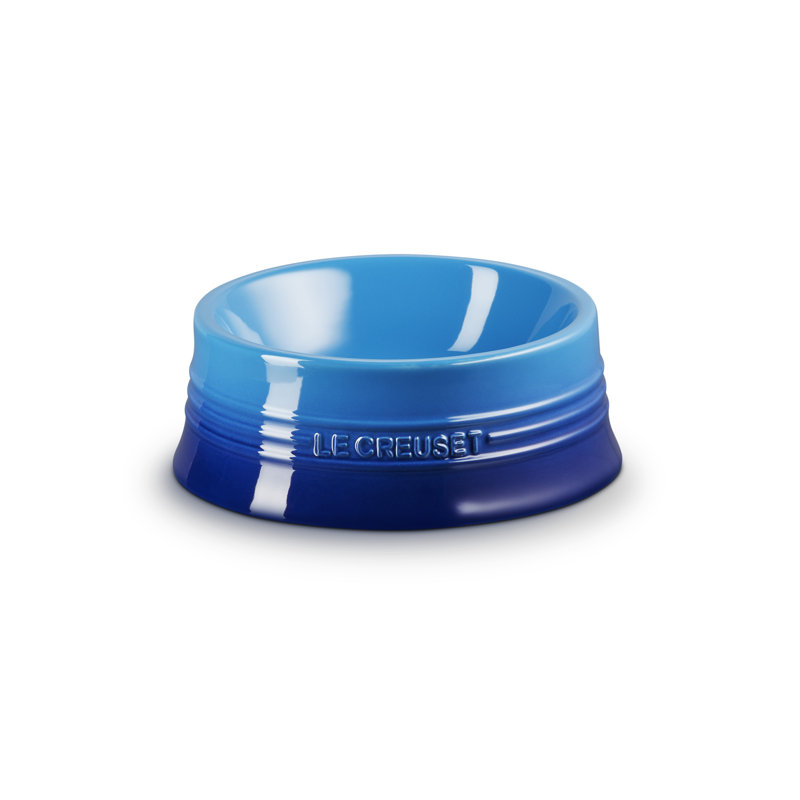 Le Creuset Stoneware Large Pet Bowl, Blue