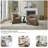 Upholstered Swivel Barrel Chair Set Of 2-394980532